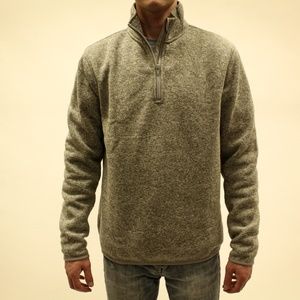 J. Crew Quarter Zip Fleece Pullover